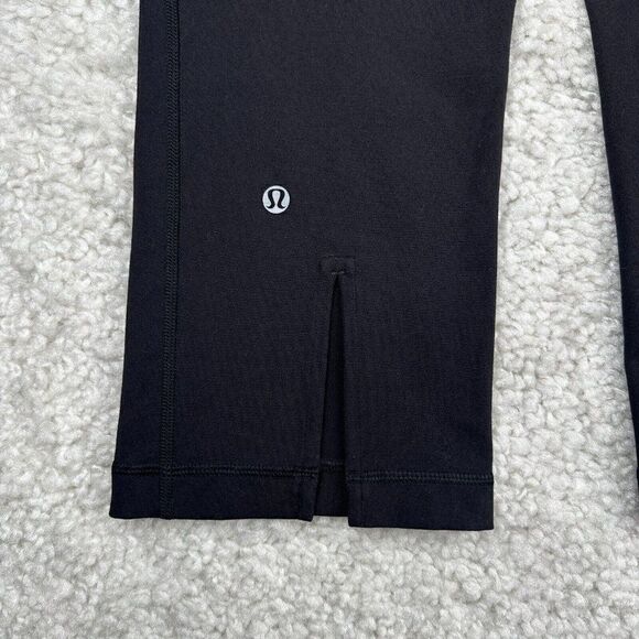 Lululemon Gather & Grow Crop Black Pink Trim - Picture 6 of 14